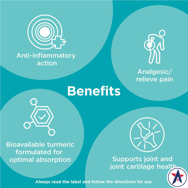 Viên uống tinh chất nghệ giảm đau Blackmores Concentrated Curcumin + Pain Relief 40 viên