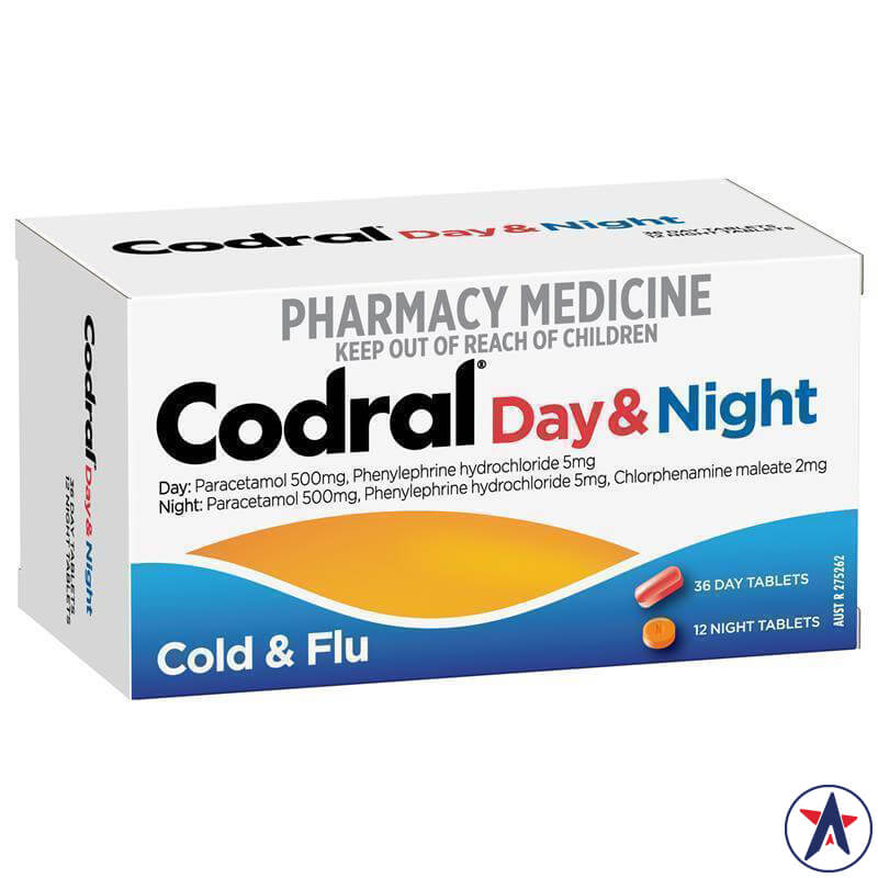 Viên trị cảm cúm Codral Day & Night Cold & Flu 48 viên | Thương hiệu Úc chính hãng