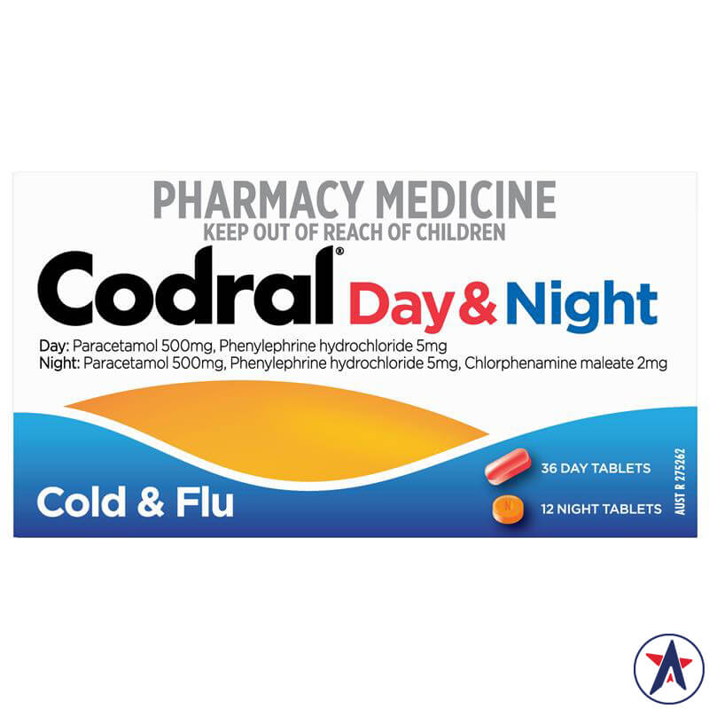 Viên trị cảm cúm Codral Day & Night Cold & Flu 48 viên | Mua sắm hàng Úc tại Ausmart