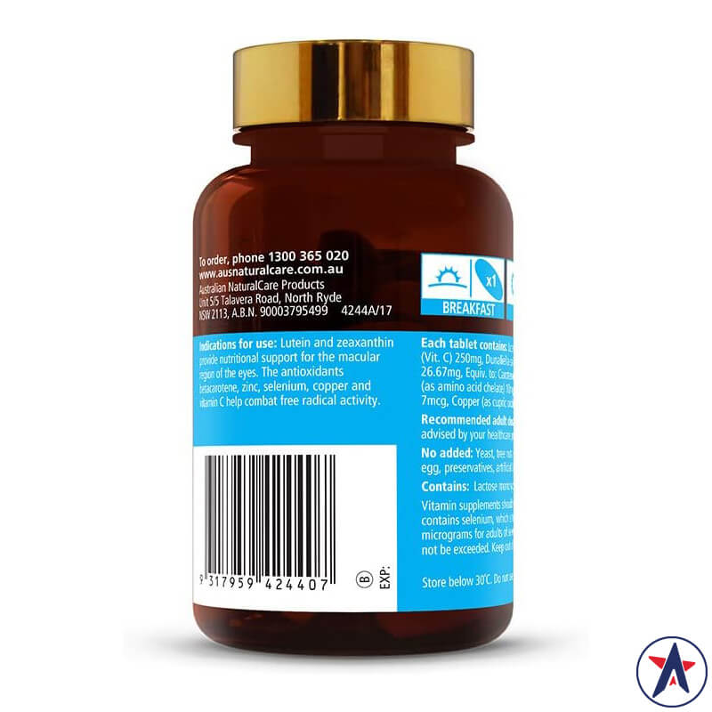 Viên uống bổ mắt Australian NaturalCare Healthy Eyes 45 viên