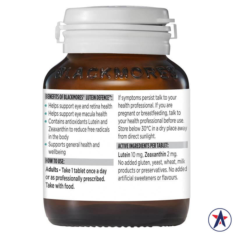 Viên uống bổ mắt Blackmores Lutein Vision Advanced 60 viên