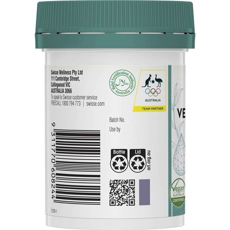 Viên uống Collagen Swisse Beauty Vegan Collagen Builder 30 viên