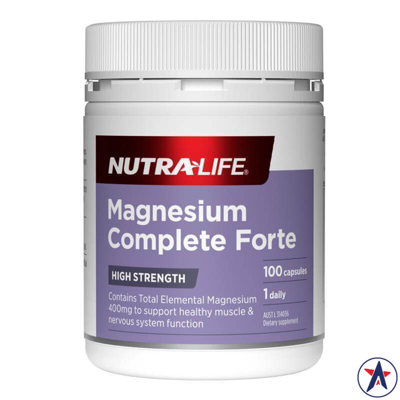 Viên uống bổ sung Magie liều cao Nutra-Life Magnesium Complete Forte