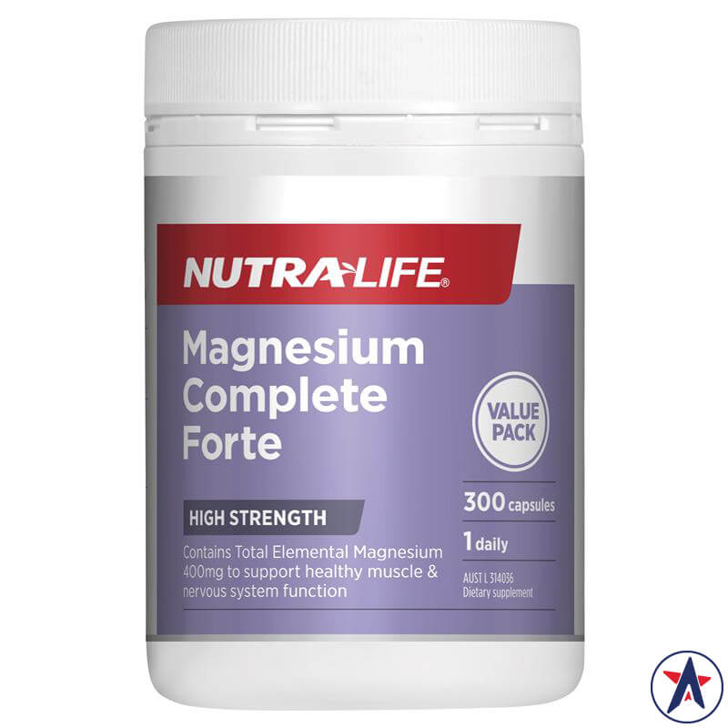 Viên uống bổ sung Magie liều cao Nutra-Life Magnesium Complete Forte