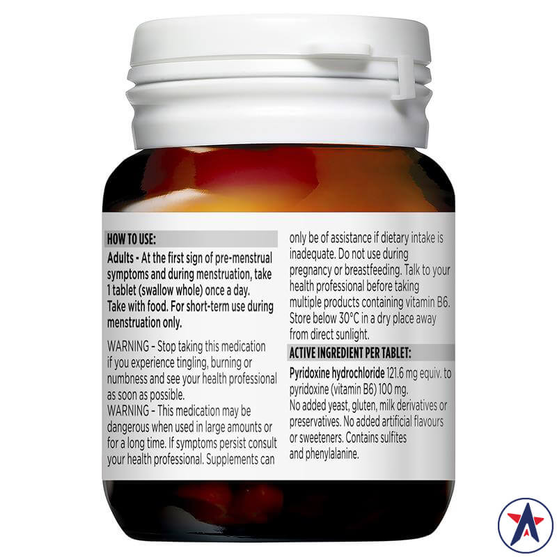 Viên uống bổ sung Vitamin B6 100mg Blackmores Women's Health 40 viên