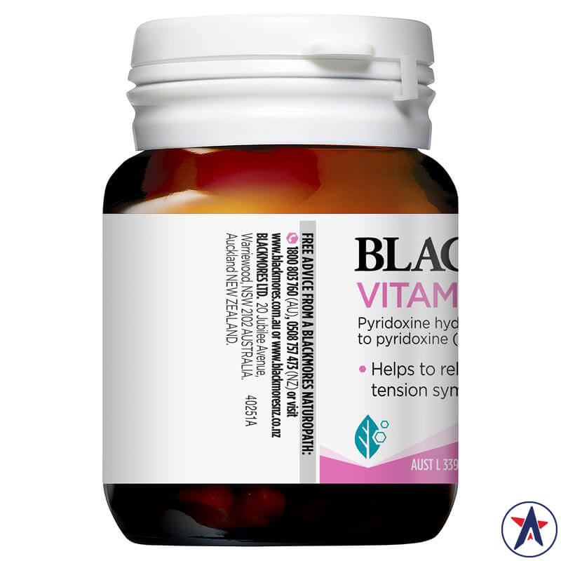 Viên uống bổ sung Vitamin B6 100mg Blackmores Women's Health 40 viên