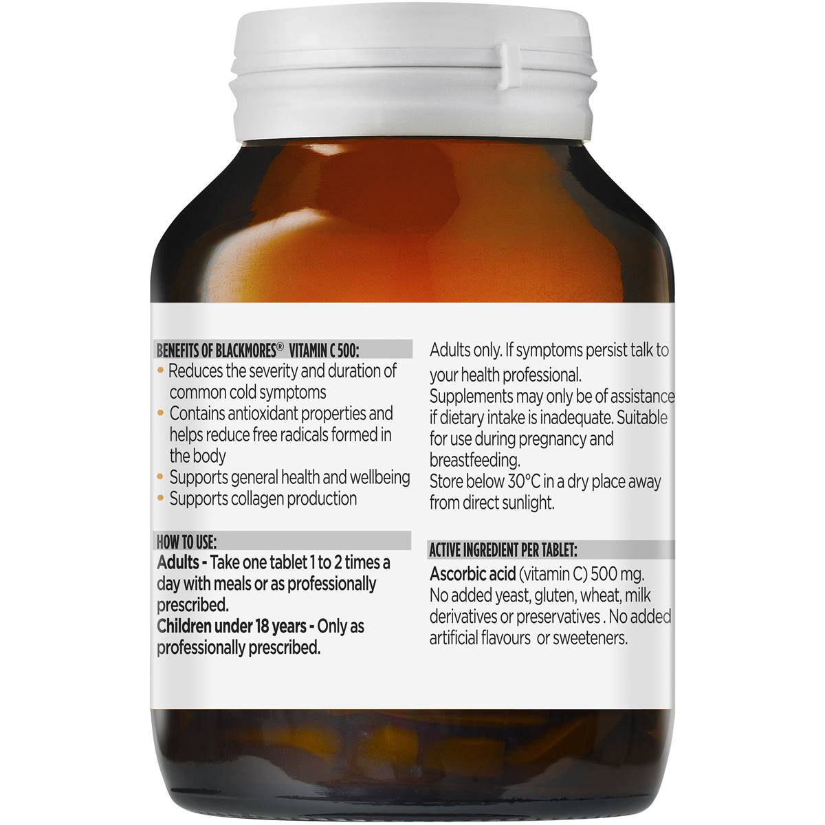 Vitamin C Úc Blackmores 500mg 120 viên