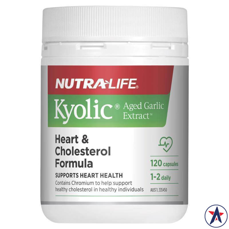 Viên uống bổ tim mạch Nutra-Life Kyolic Aged Garlic Extract Heart & Cholesterol Formula