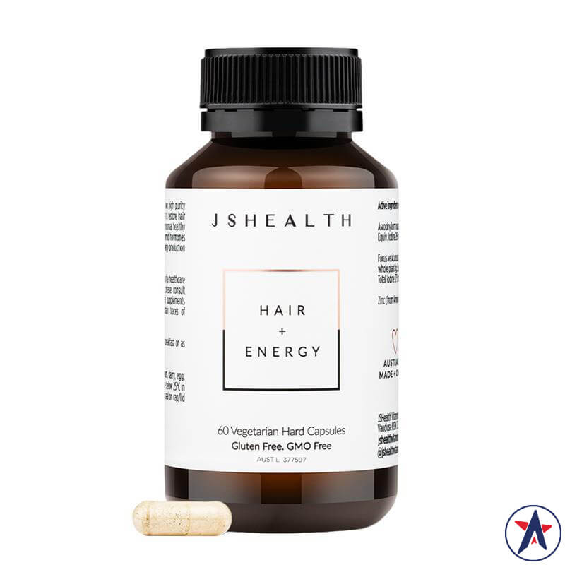 Viên uống bổ tóc và bổ sung năng lượng JSHEALTH Hair + Energy