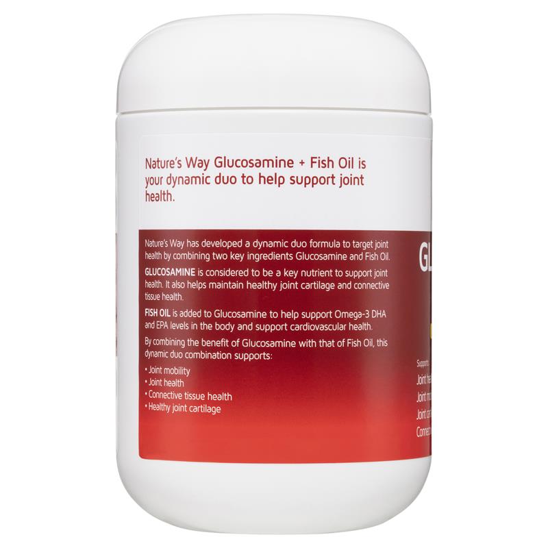 Nature's Way Glucosamine + Fish Oil Dual Action của Úc 200 viên