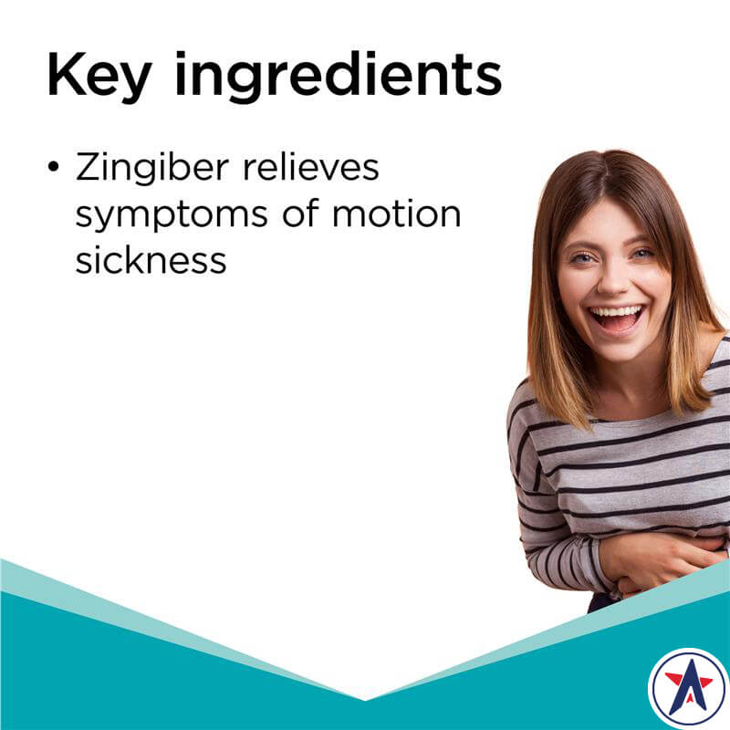 Viên uống chống say xe Blackmores Travel Calm Ginger Anti-Nausea Vitamin 45 viên