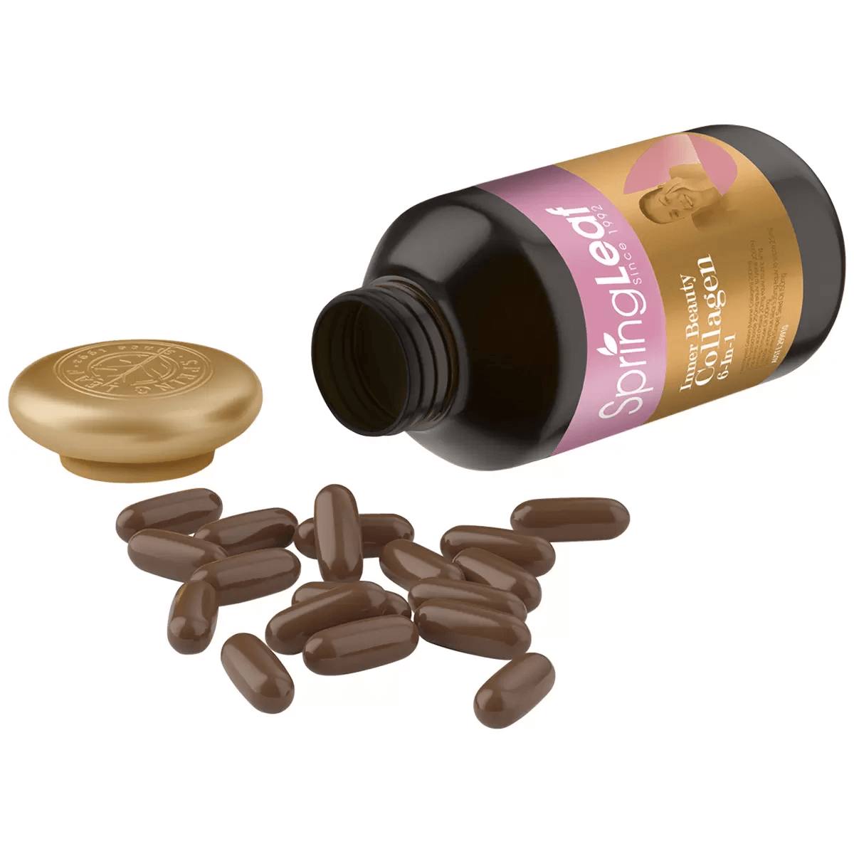 Viên uống Collagen 6 in 1 Spring Leaf Inner Beauty Advanced