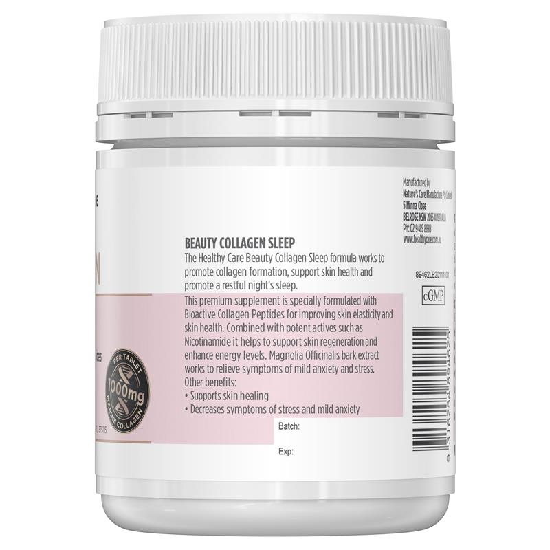 Viên uống Healthy Care Beauty Collagen Sleep của Úc 60 viên | Sản phẩm chất lượng từ Úc