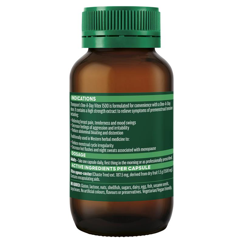Thompson's One-A-Day Vitex 1500mg điều hoà nội tiết tố 60 viên