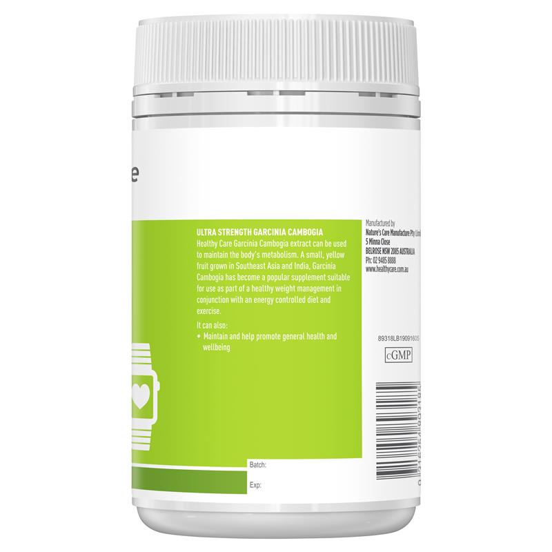 Healthy Care Garcinia Cambogia Ultra Strength 5000mg 100 viên