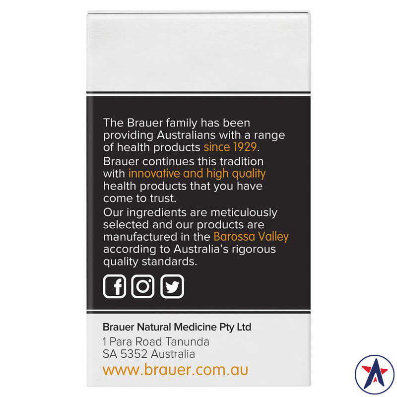 Viên uống giảm đau cơ Brauer ArnicaEze Arnica 60 viên