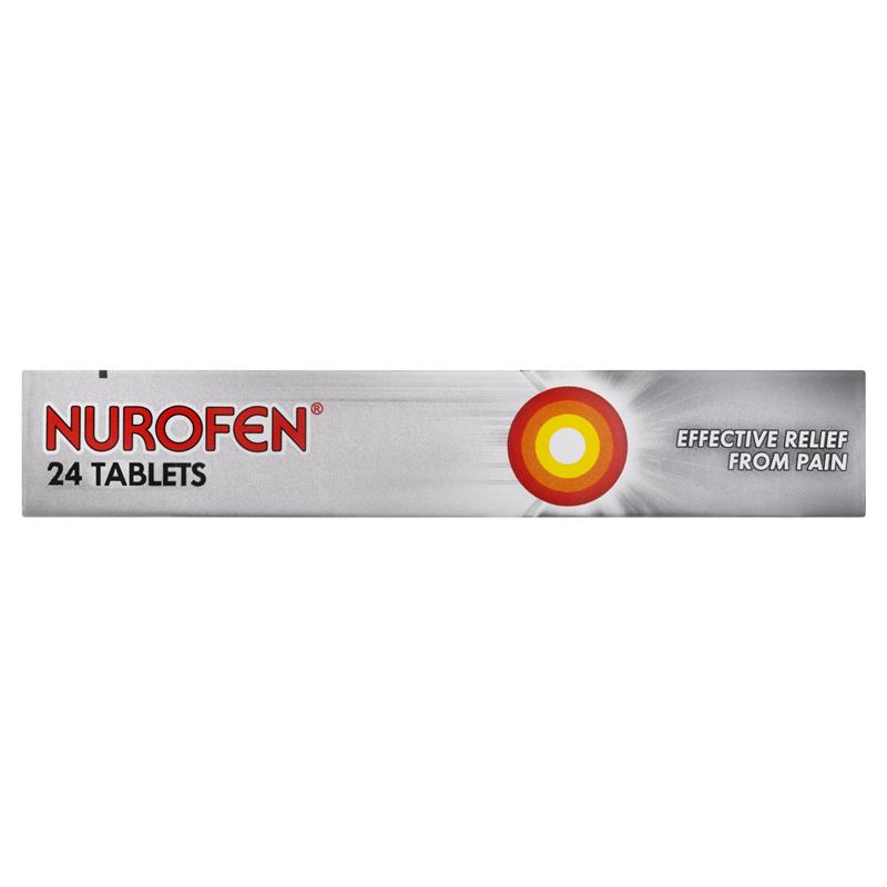 Viên uống giảm đau Nurofen Ibuprofen Pain Relief Tablets 200mg 24 viên