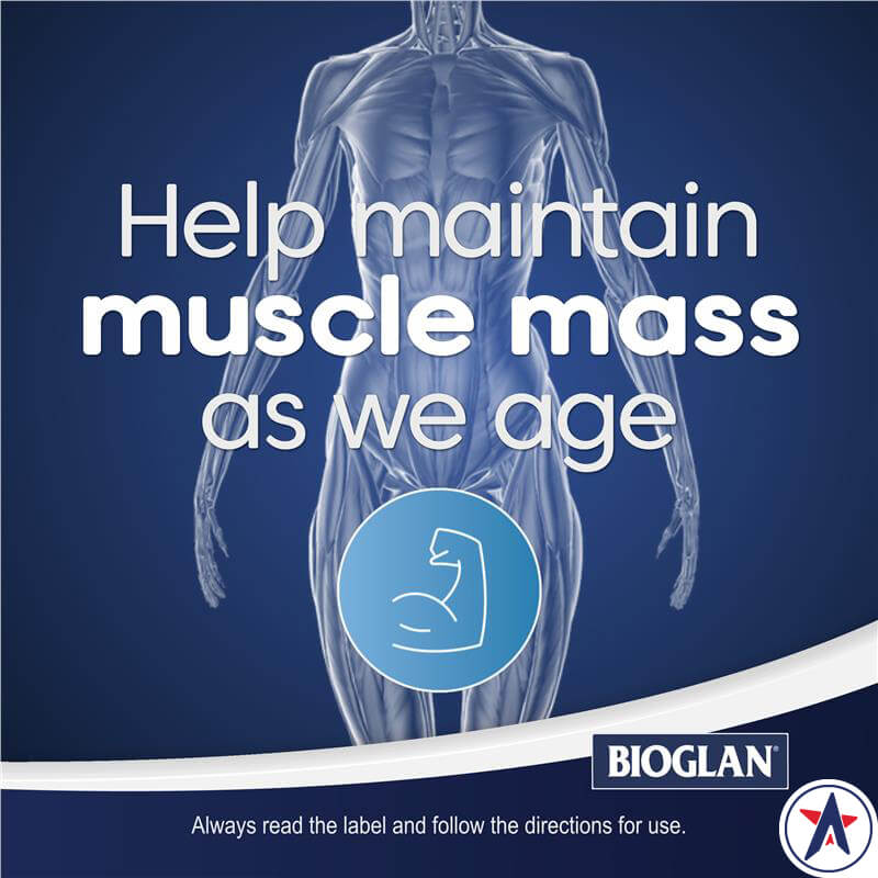 Viên uống hỗ trợ duy trì cơ bắp Bioglan Muscle Protect HMB + D3 60 viên