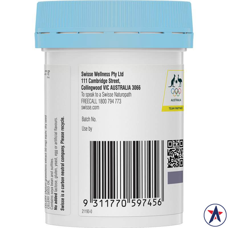 Viên uống hỗ trợ điều trị bệnh gout Swisse Celery 5000mg 50 viên