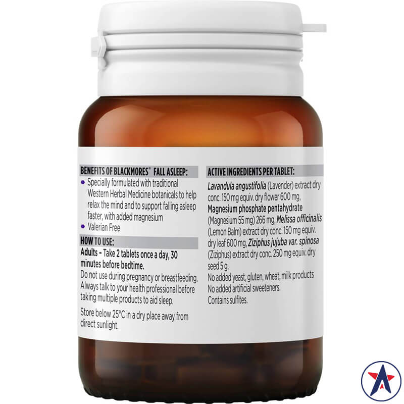 Viên uống hỗ trợ giấc ngủ Blackmores Fall Asleep