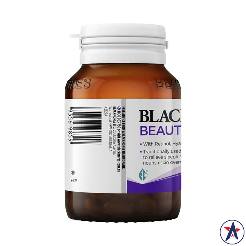 Viên uống hỗ trợ giấc ngủ & làm đẹp da tóc Blackmores Beauty Sleep