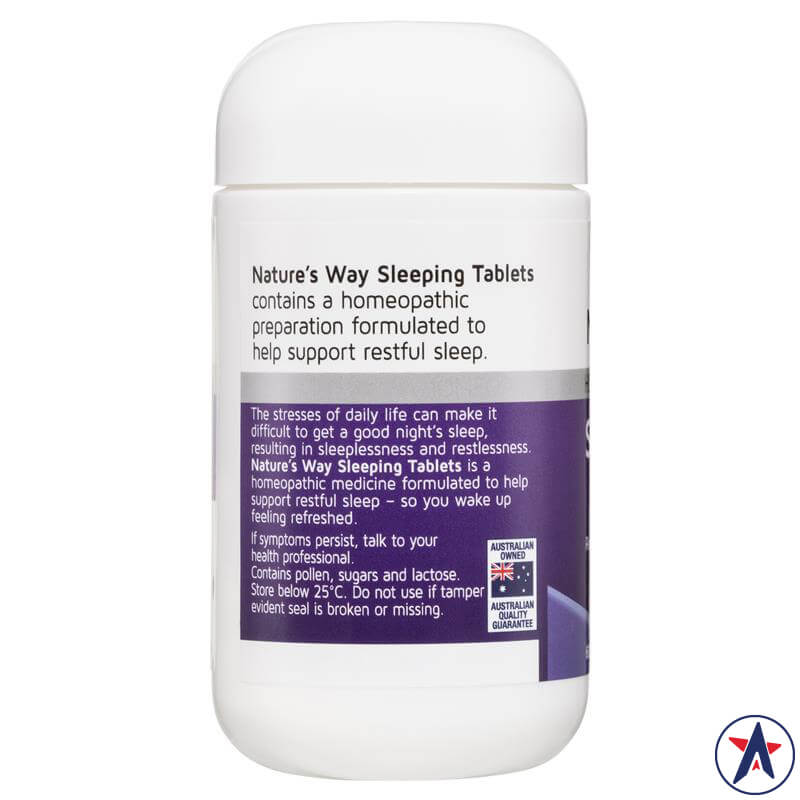 Viên uống hỗ trợ giấc ngủ Nature's Way Sleeping Tablets 60 viên