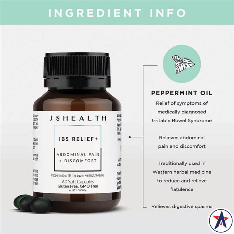 Viên uống hỗ trợ hội chứng ruột kích thích JSHEALTH IBS Relief 60 viên