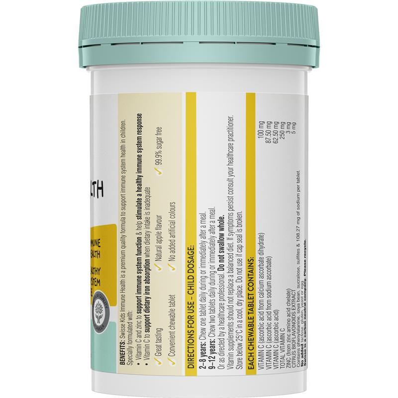 Swisse Kids Immune Health tăng cường miễn dịch cho bé 60 viên