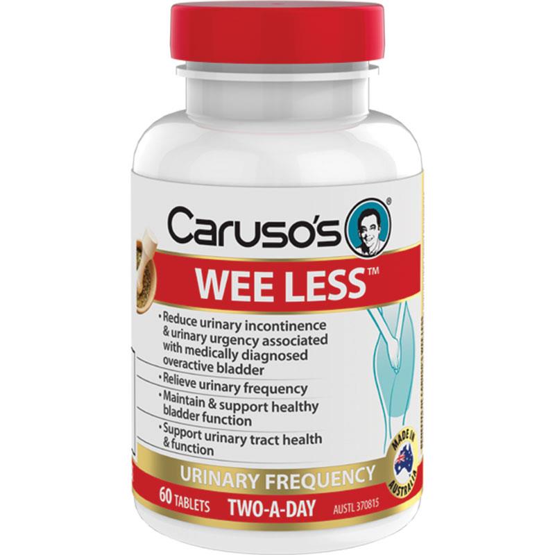 Caruso's Wee Less hỗ trợ sức khoẻ bàng quang 60 viên | Sản phẩm chính hãng Úc