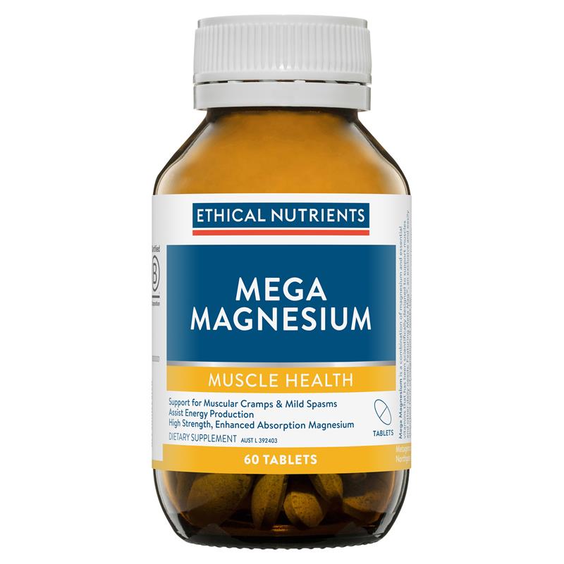 Viên uống bổ sung Magie hỗ trợ cơ bắp Ethical Nutrients Mega Magnesium Glycinate 5-in-1