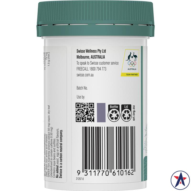 Viên uống ngừa giảm mụn Swisse Beauty Acne Support 60 viên