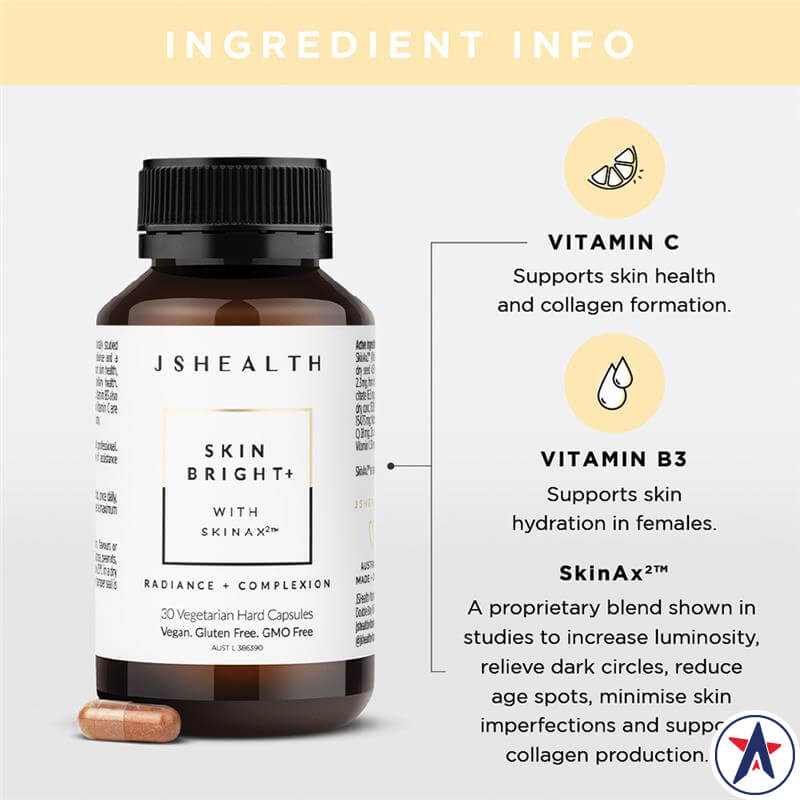 Viên uống sáng da JSHEALTH Skin Bright+ 30 viên