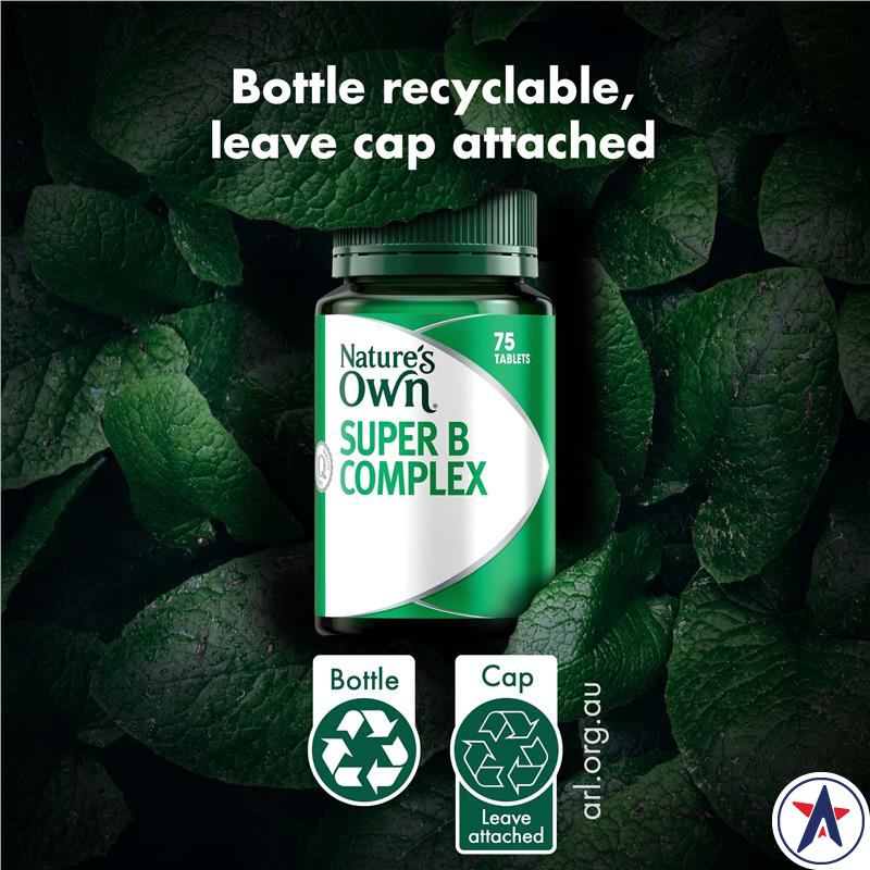 Viên uống tăng cường Vitamin B Nature's Own Super B Complex 75 viên