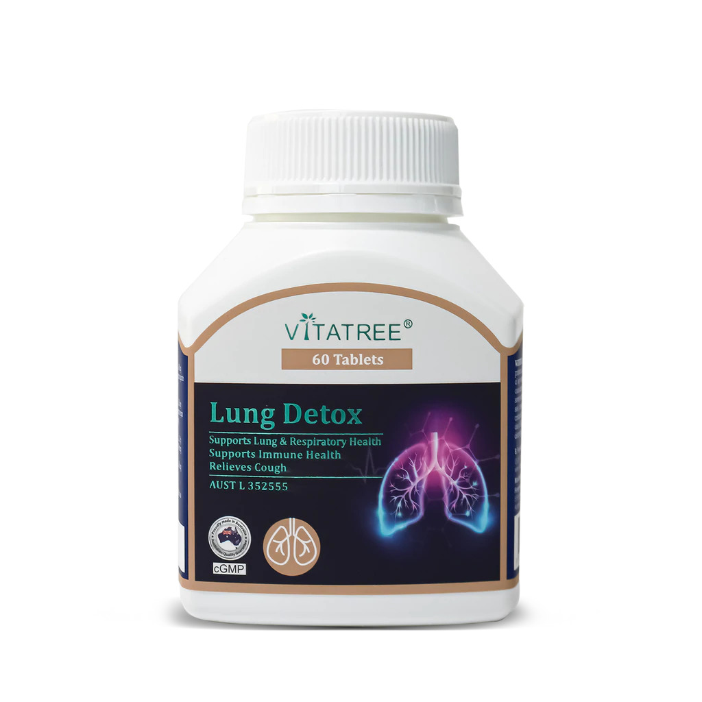 Bổ phổi Úc & thải độc phổi Vitatree Lung Detox 60 viên