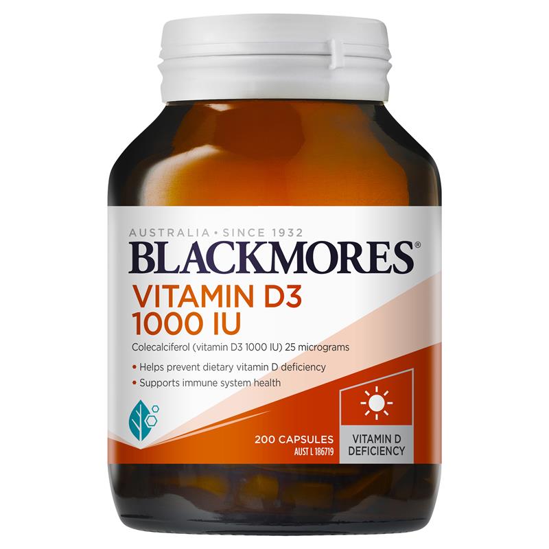Viên uống bổ sung Vitamin D3 1000IU Blackmores
