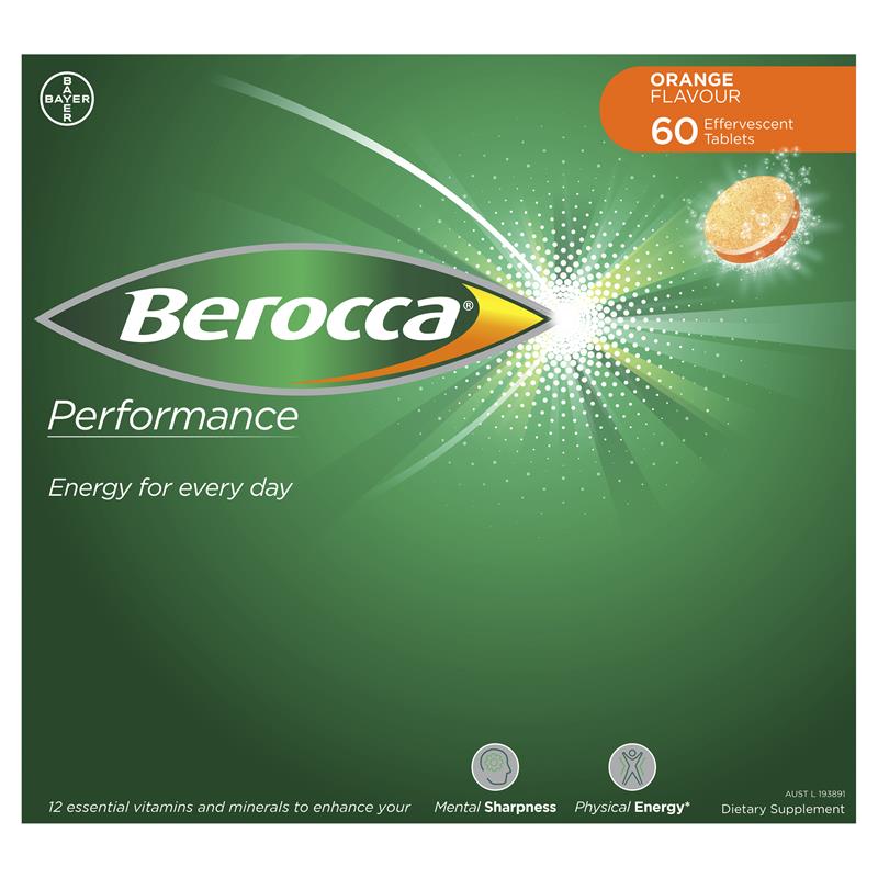 Viên sủi Berocca Orange Energy Performance