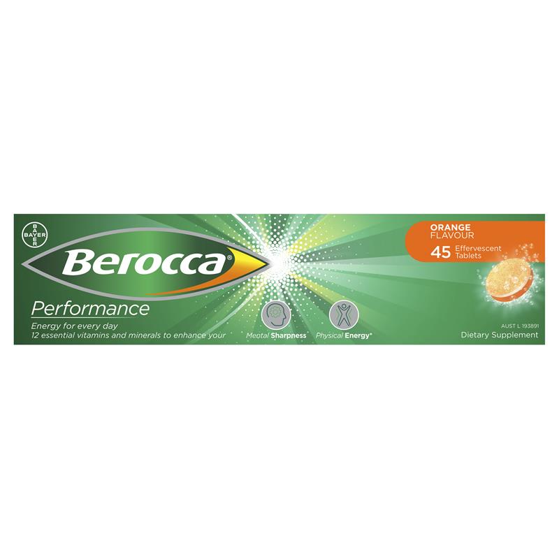 Viên sủi Berocca Orange Energy Performance