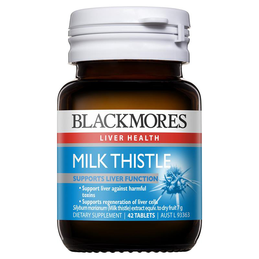 Blackmores Milk Thistle mát gan giải độc gan 42 viên