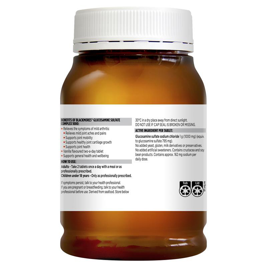 Blackmores Glucosamine Sulfate Complex 1000mg của Úc 300 viên | Xuất xứ Úc