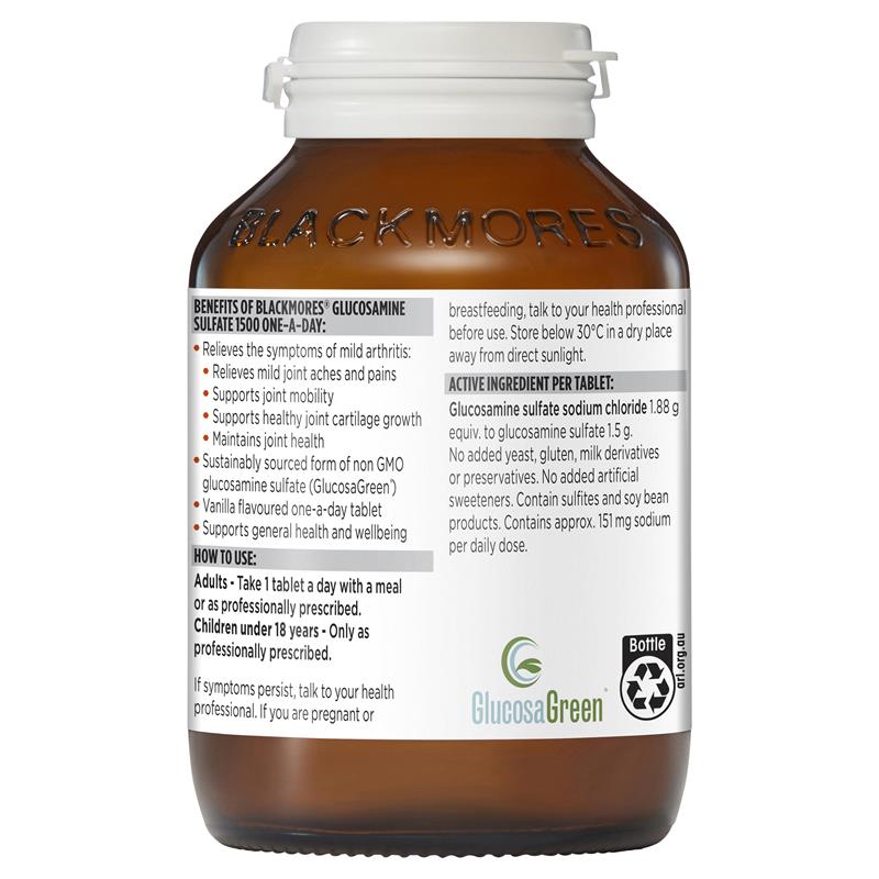 Blackmores Glucosamine Sulfate 1500mg One A Day của Úc