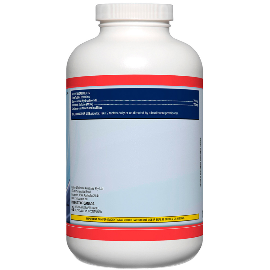 Kirkland Signature Glucosamine HCL with MSM 750mg 300 viên | Nhập khẩu từ Úc