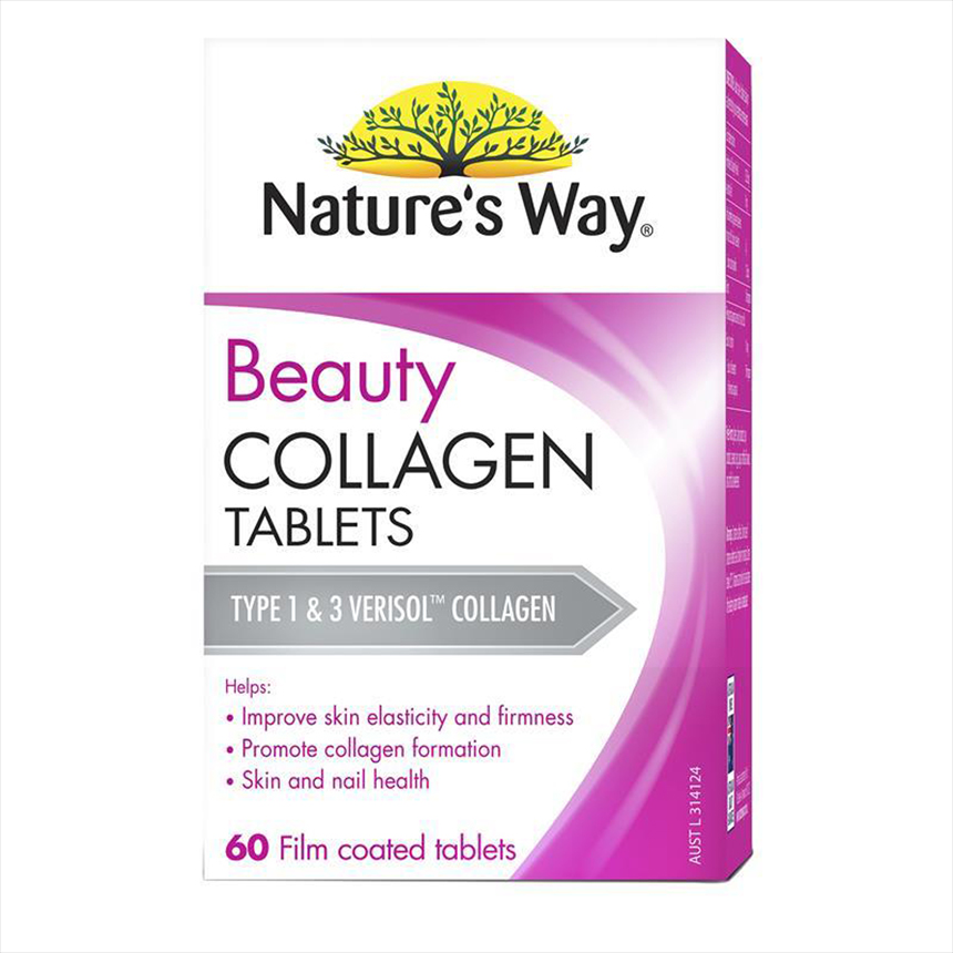 Viên uống Beauty Collagen Booster Nature’s Way của Úc 60 viên | Sản phẩm chất lượng Úc