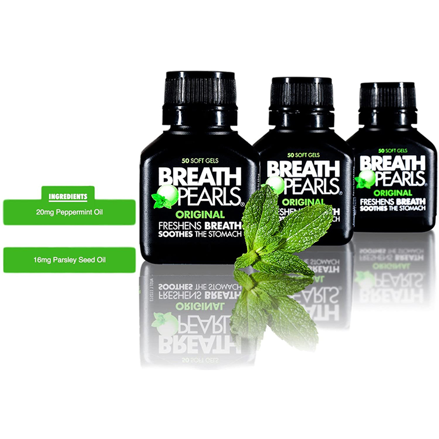 Viên uống thơm miệng Breath Pearls Freshens Breath
