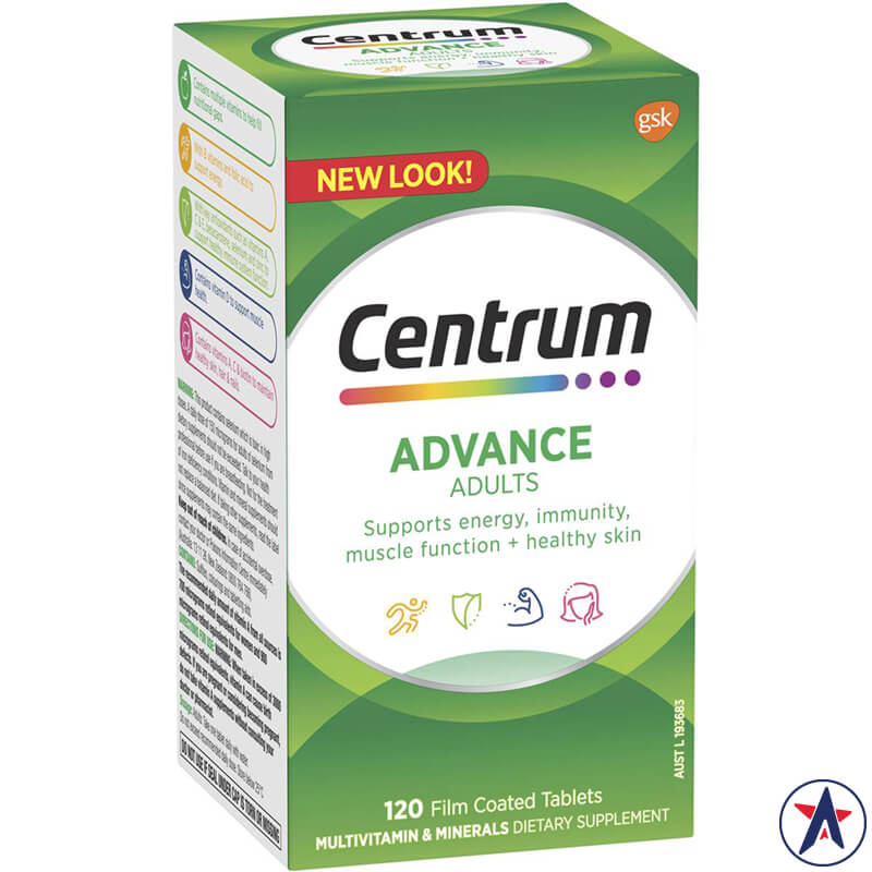 Vitamin tổng hợp Centrum của Úc Advance Multivitamin 120 viên | Mua hàng Úc tại Ausmart