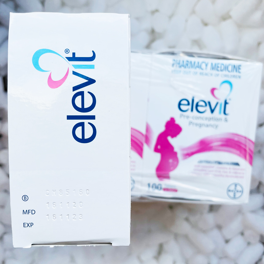 Elevit bầu Pre-conception & Pregnancy Multivitamin Úc 100 viên | Xuất xứ Úc