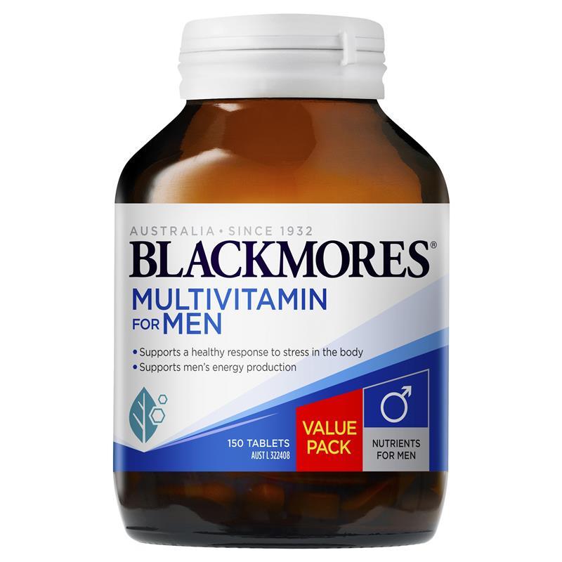 Vitamin tổng hợp cho nam Blackmores Multivitamin for Men 150 viên | Chất lượng đảm bảo từ Úc