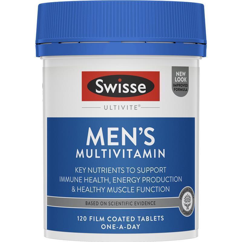 Vitamin tổng hợp cho nam Men's Multivitamin Swisse 120 viên | Sản phẩm Úc