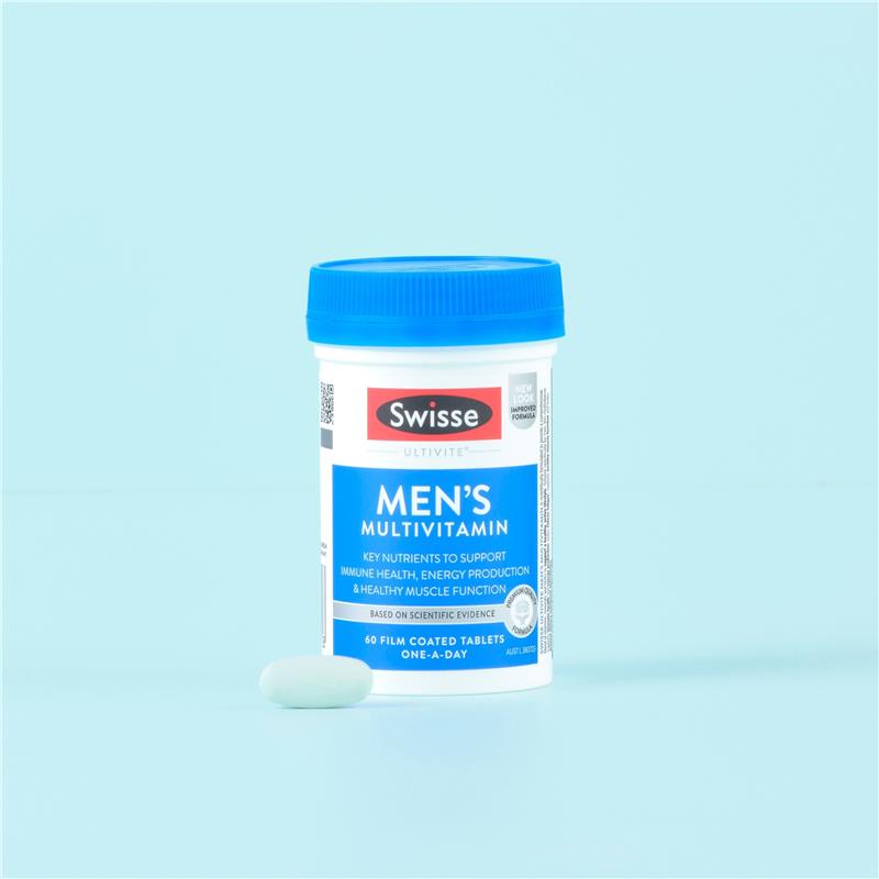 Vitamin tổng hợp cho nam Men's Multivitamin Swisse 120 viên | Thương hiệu Úc