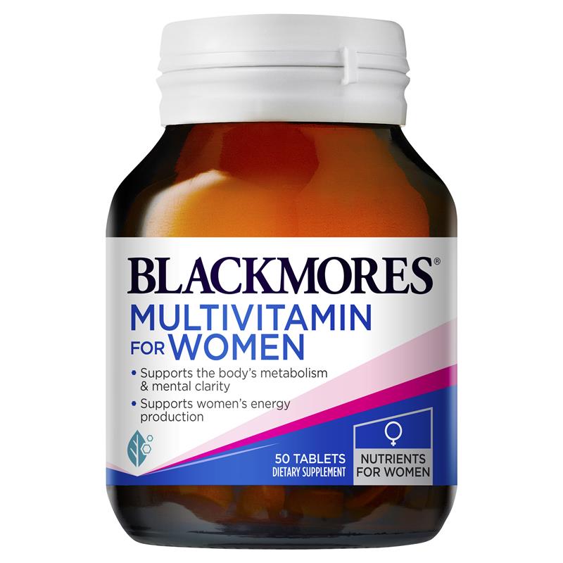 Vitamin tổng hợp cho nữ Blackmores Multivitamin for Women 50 viên | Chất lượng đảm bảo từ Úc