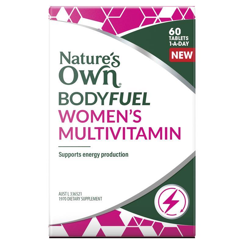 Nature's Own Bodyfuel Womens Multivitamin cho phụ nữ 60 viên | Xuất xứ Úc